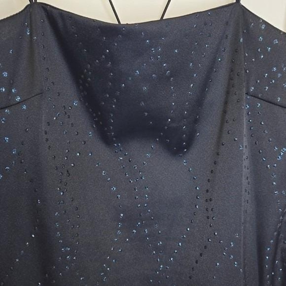 Byer Too! Y2K Mini Dress, Blue,‎ Sparkle Rhinestones Party, Junior's XS Vintage - Picture 3 of 8